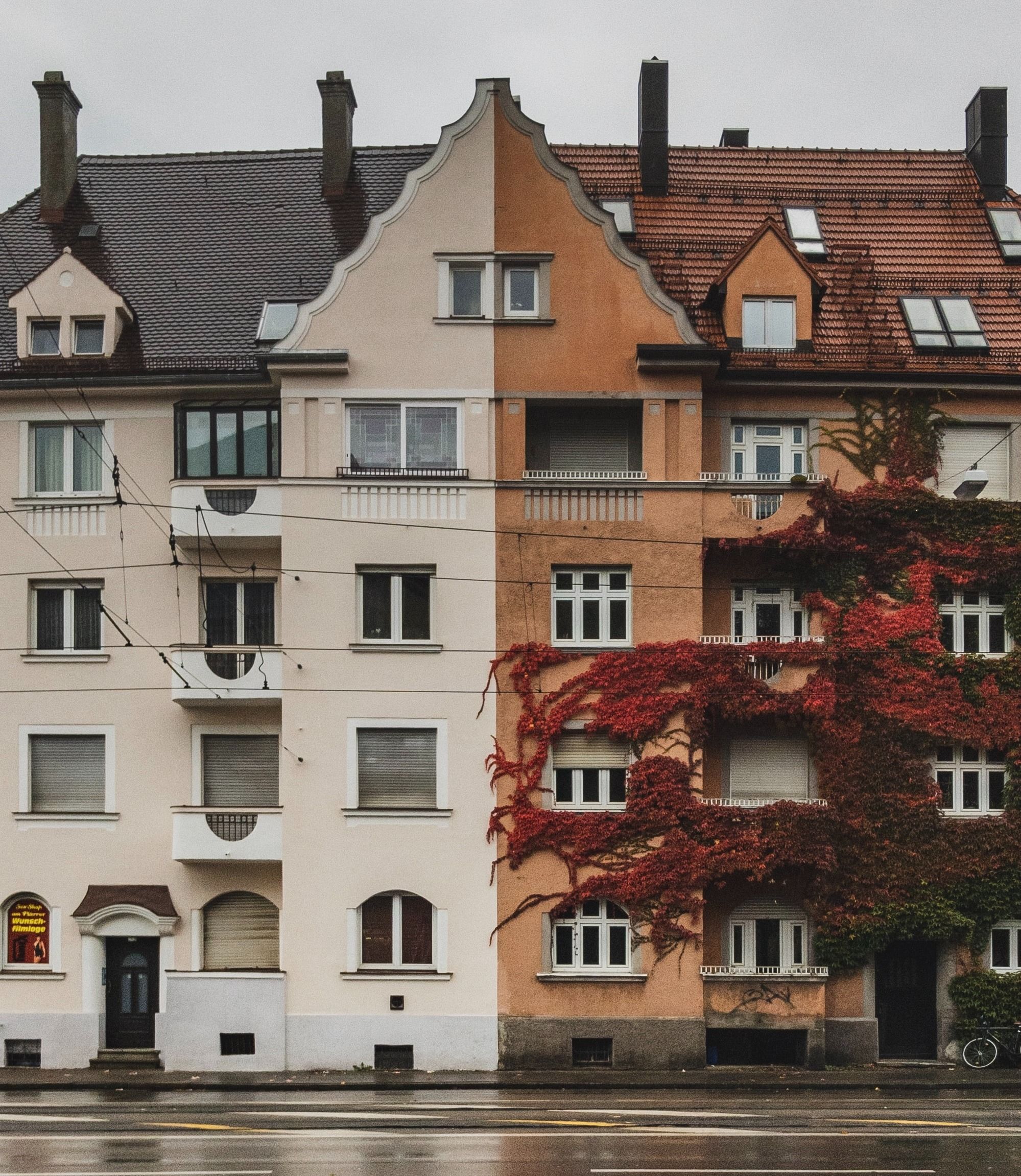 brown and beige wooden house